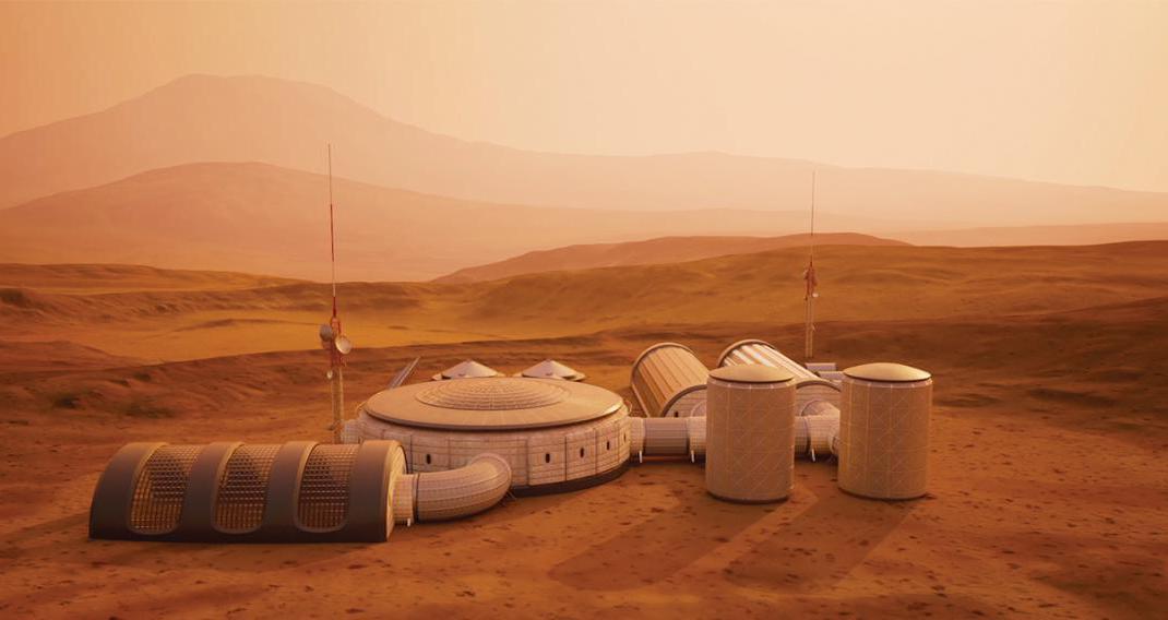 火星3D打印住宅 