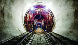 英国伦敦的泰晤士潮汐隧道