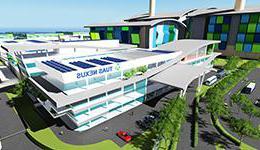 Tuas Water Reclamation Plant & Integrated Waste Management Facility rendering