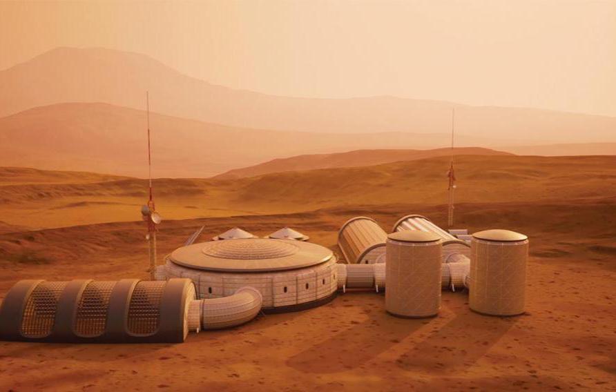 想象中的火星生活如何通过3D打印成为可能